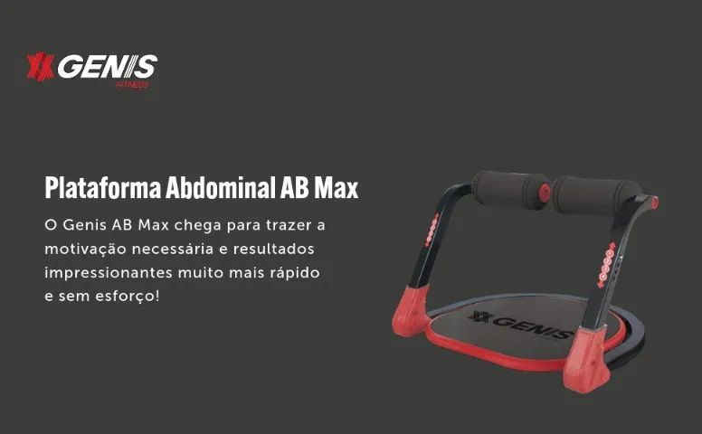 BAIXEI!!! Plataforma Abdominal AB Max Genis Fitness, só 300,00 - Foto 4