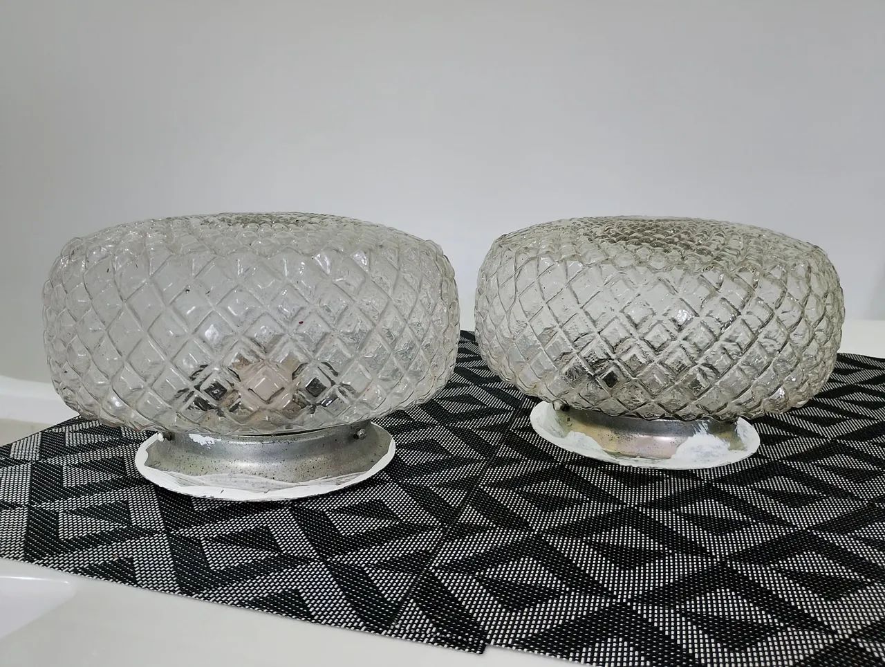 Luminárias de teto vintage de vidro