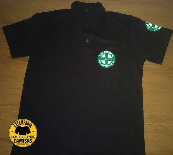 Unifomes camisa polo segurança ndo trabalho ou a area que desejar. Estamparia Campo Grande - Foto 5