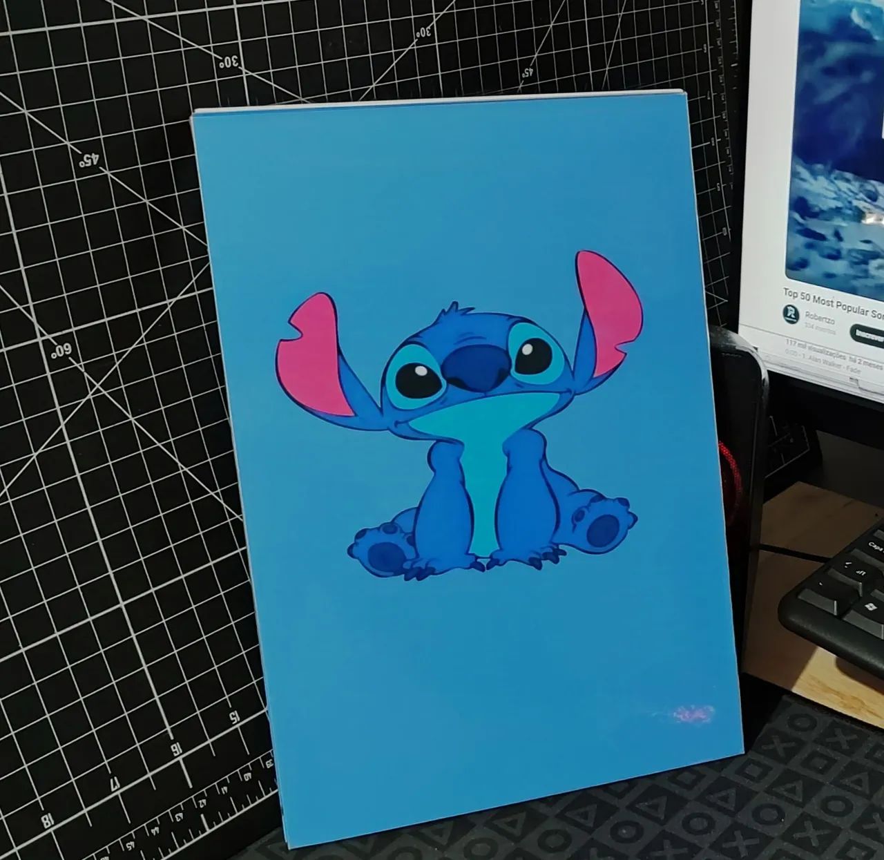 Quadro decorativo Stitch, personalizados  - Foto 3