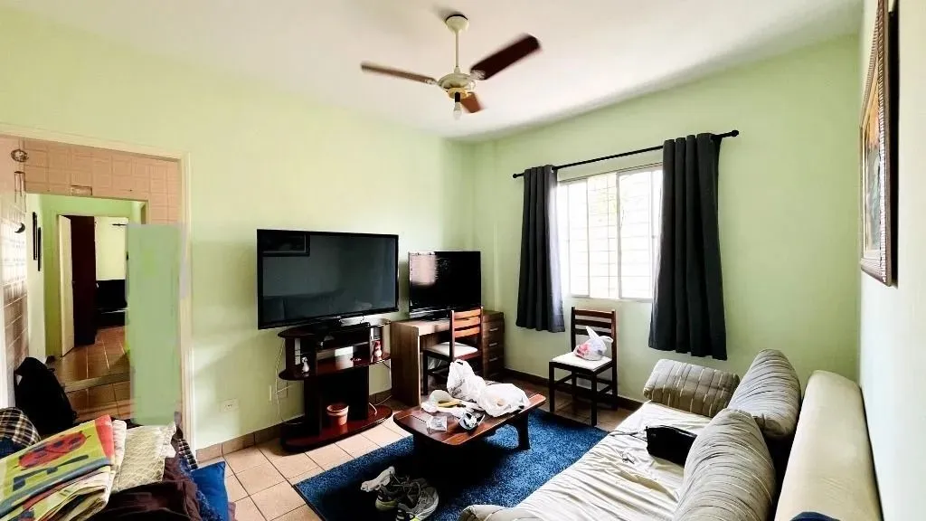 Apartamento à venda no Boqueirão, Praia Grande-SP! 1 quarto, 1 sala, 1 banheiro, 1 vaga de