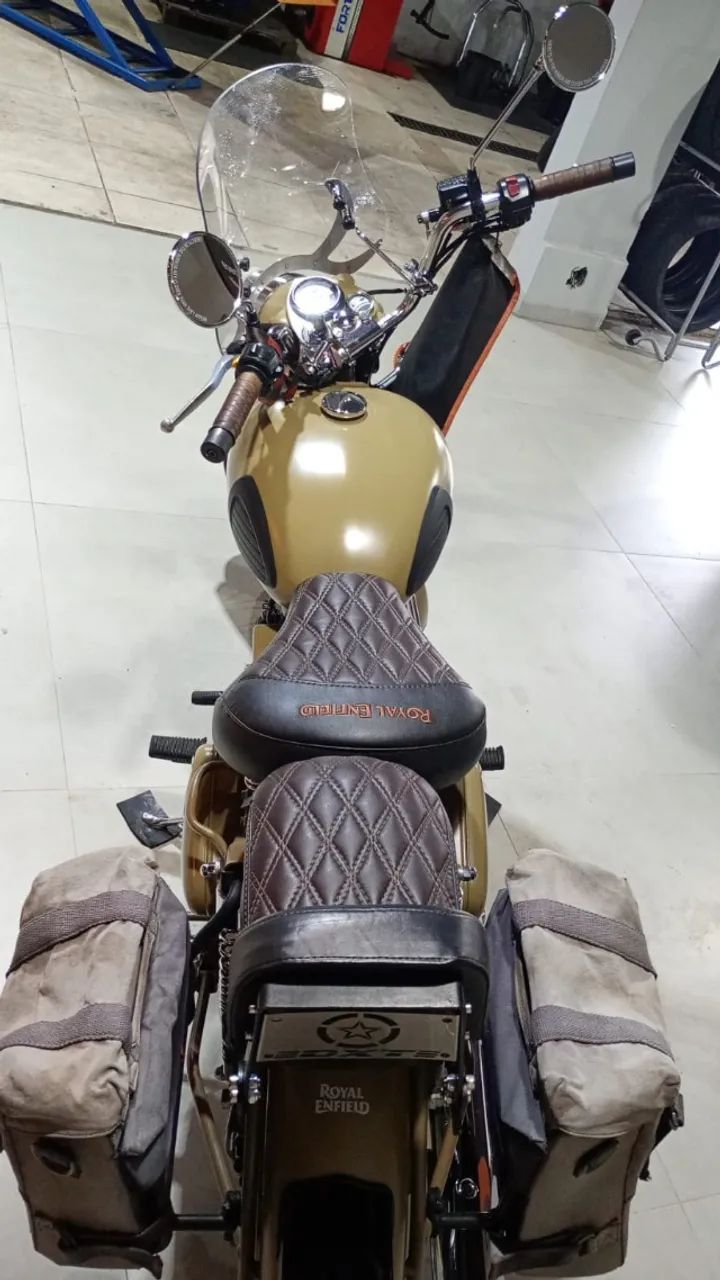 ROYAL ENFIELD BLT CLASSIC 500 + BRINDE! - ANO 2020 - ÚNICO DONO  - Foto 2