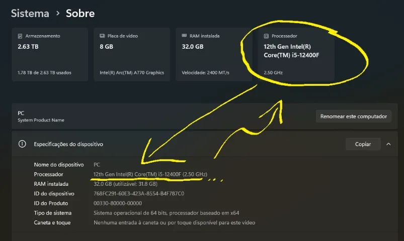 Processador Intel Core i5-12400F, 6 Núcleos, 12 Threads , LGA 1700  - Foto 2