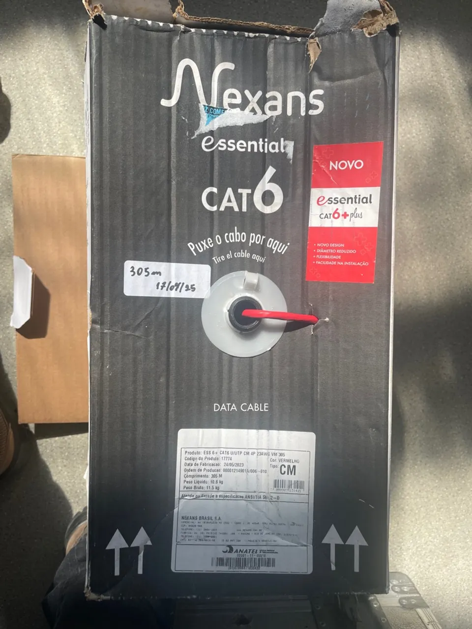 Cabo de Rede Cat6 Nexans 305m