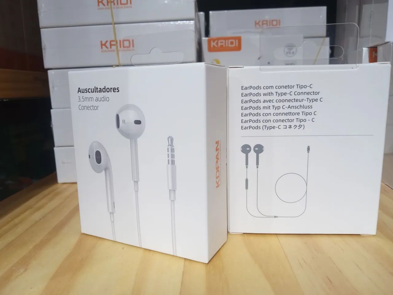 Fone de ouvido tipo C ou P2 original - KDPAN - Foto 3