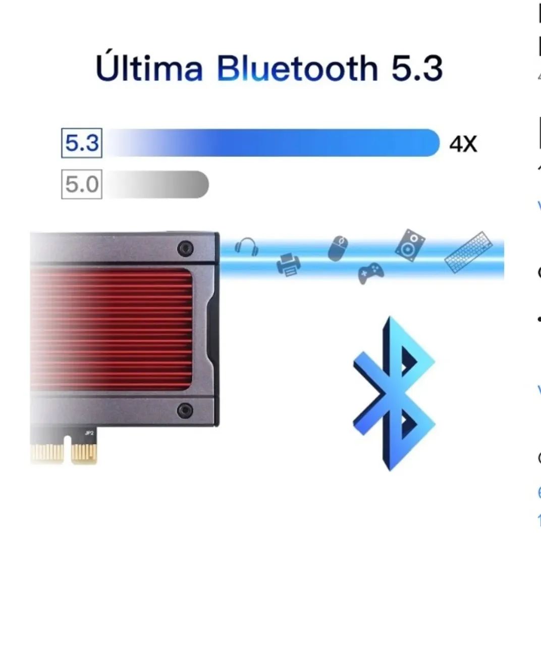 Placa FENVI AXE3000RGB WI-FI 6E , BLUETOOTH 5.3 - Foto 3