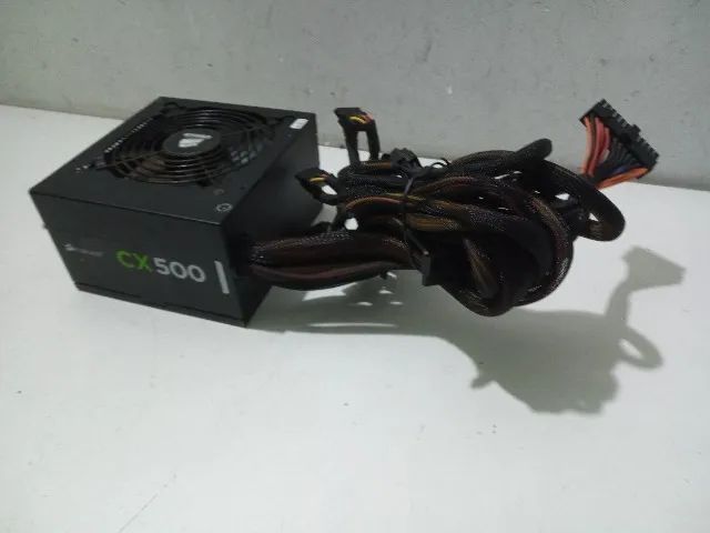 Fonte real Corsair 500w 80 plus bronze - Foto 3
