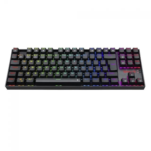 Teclado Mecânico 80% Redragon Kumara Pro Black RGB Switch Black Tri-Mode BT.2.4GHz- WZetta - Foto 5