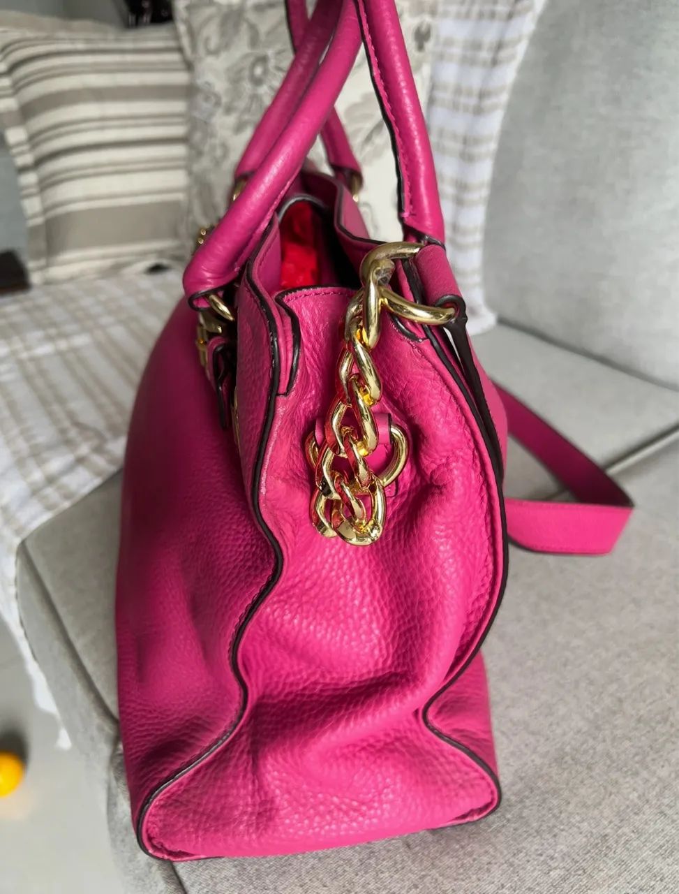 Bolsa Michael Kor Hamilton pink - Foto 5
