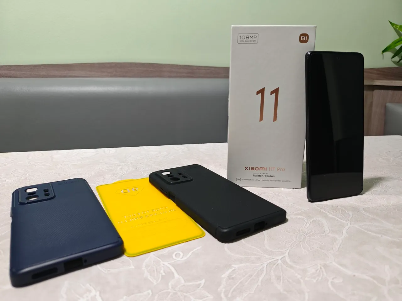 Xiaomi 11T PRO 8gb + 256gb de Armazenamento, Carregador 120w Amoled 120hz