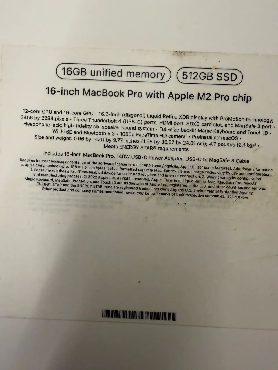 MacBook Pro 16.2 16GB/512GB - Foto 3