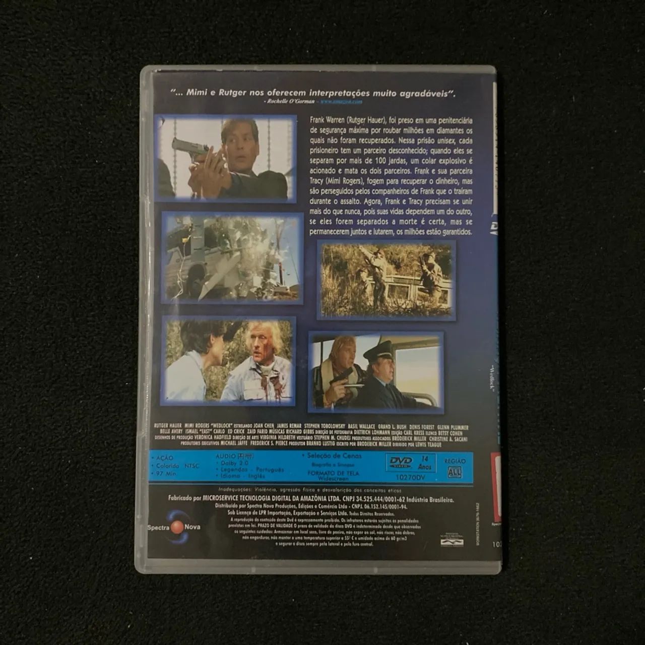 Aliança Mortal - Rutger Hauer (DVD nacional) - Foto 2