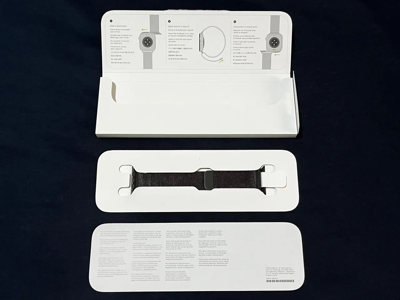 Pulseira Original Apple Watch Milanês 46 Mm - Cinza Ardósia - Foto 2