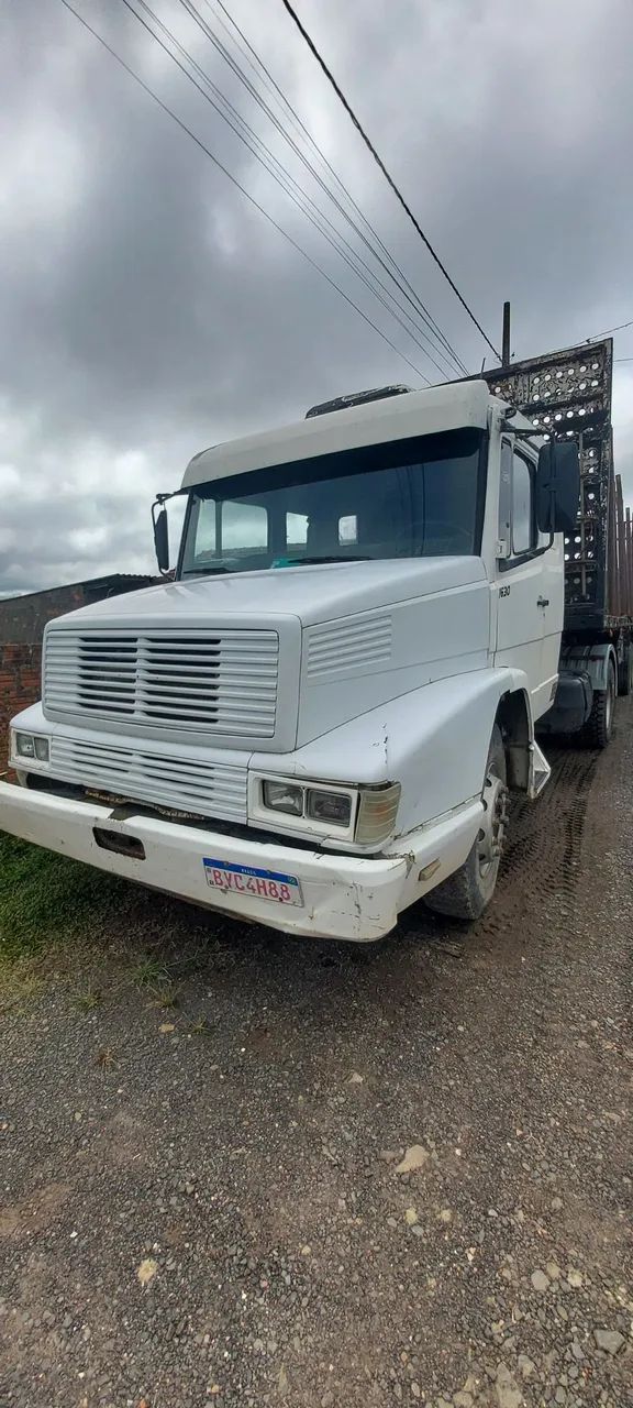 Mercedes 1630 ano 94 com carreta randon 2 eixo 96 florestal  - Foto 9