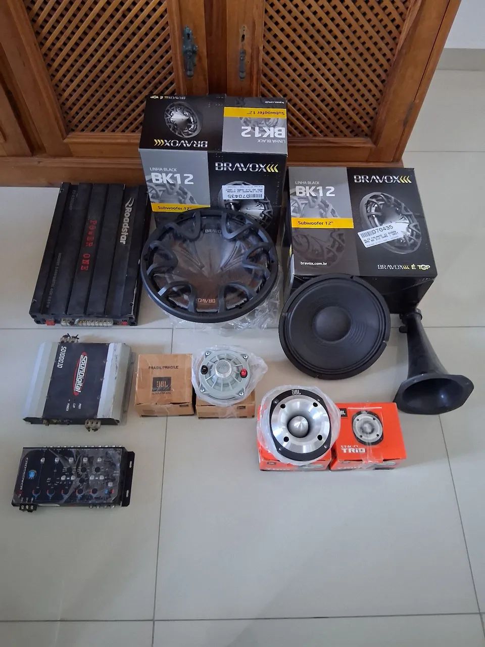 Kit de Som Automotivo 
