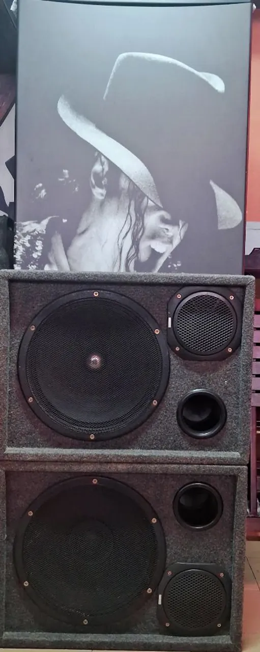 Duas caixas de som 150 w Novik