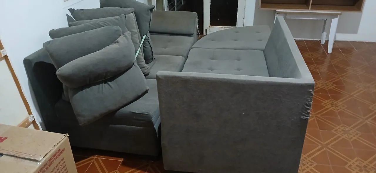 SOFA ORTOPÉDICO 6 LUGARES COM 6 ALMOFADAS  - Foto 2