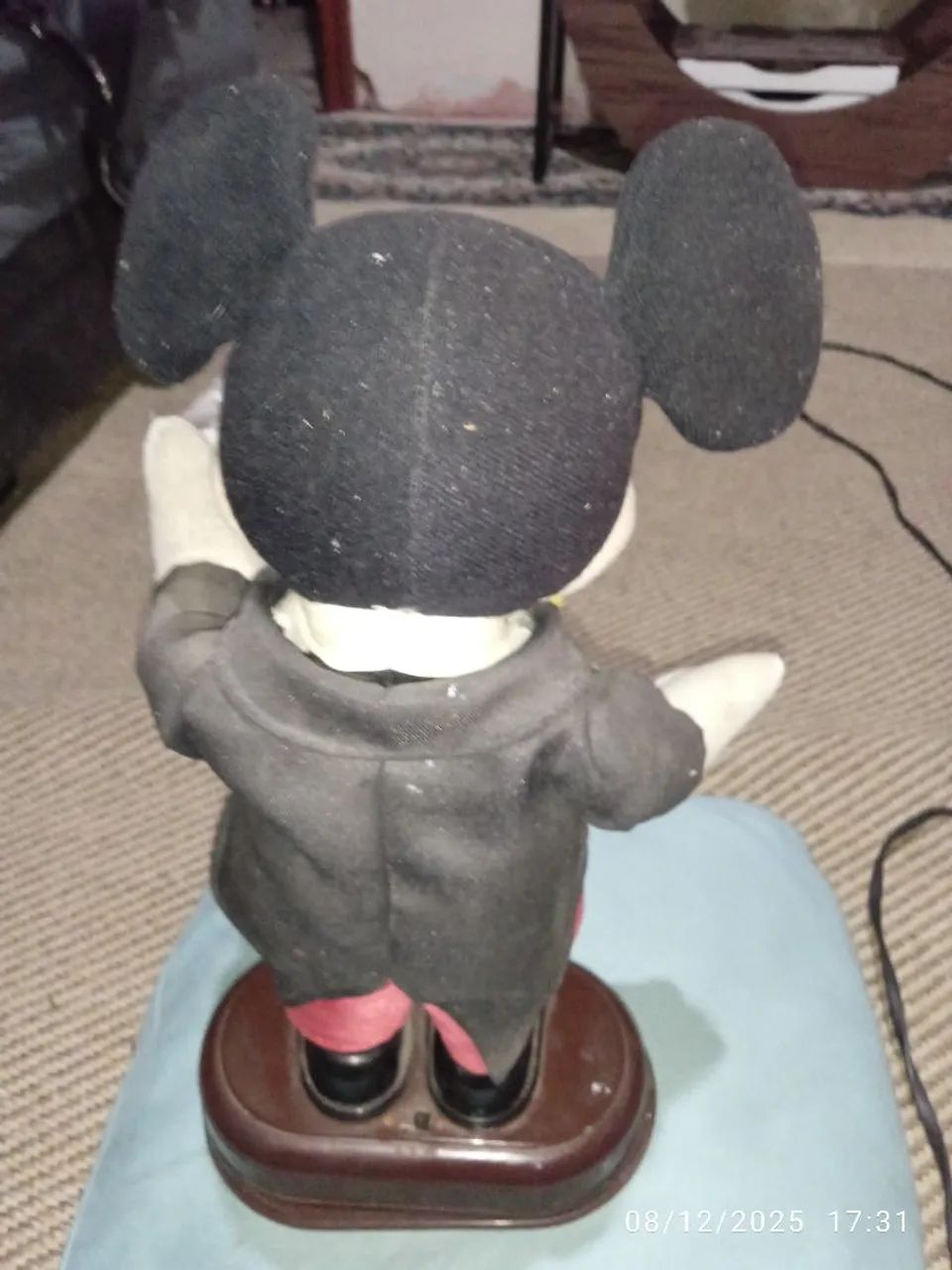 Antigo brinquedo musical Mickey Mouse. - Foto 4