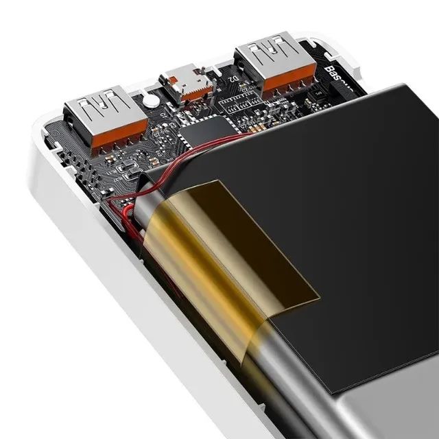 Baseus 30000mah 20w Display Digital Carga Rápida Cor Branco - Foto 5