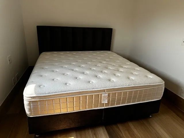 Cama Box Charlotte  180x200 - Conforto com Molas Ensacadas - semi-nova  - Foto 4