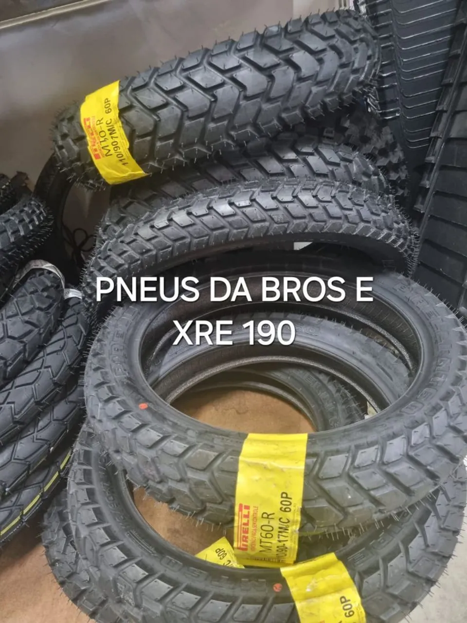 Pneus Pirelli MT60-R Bros e XRE 190