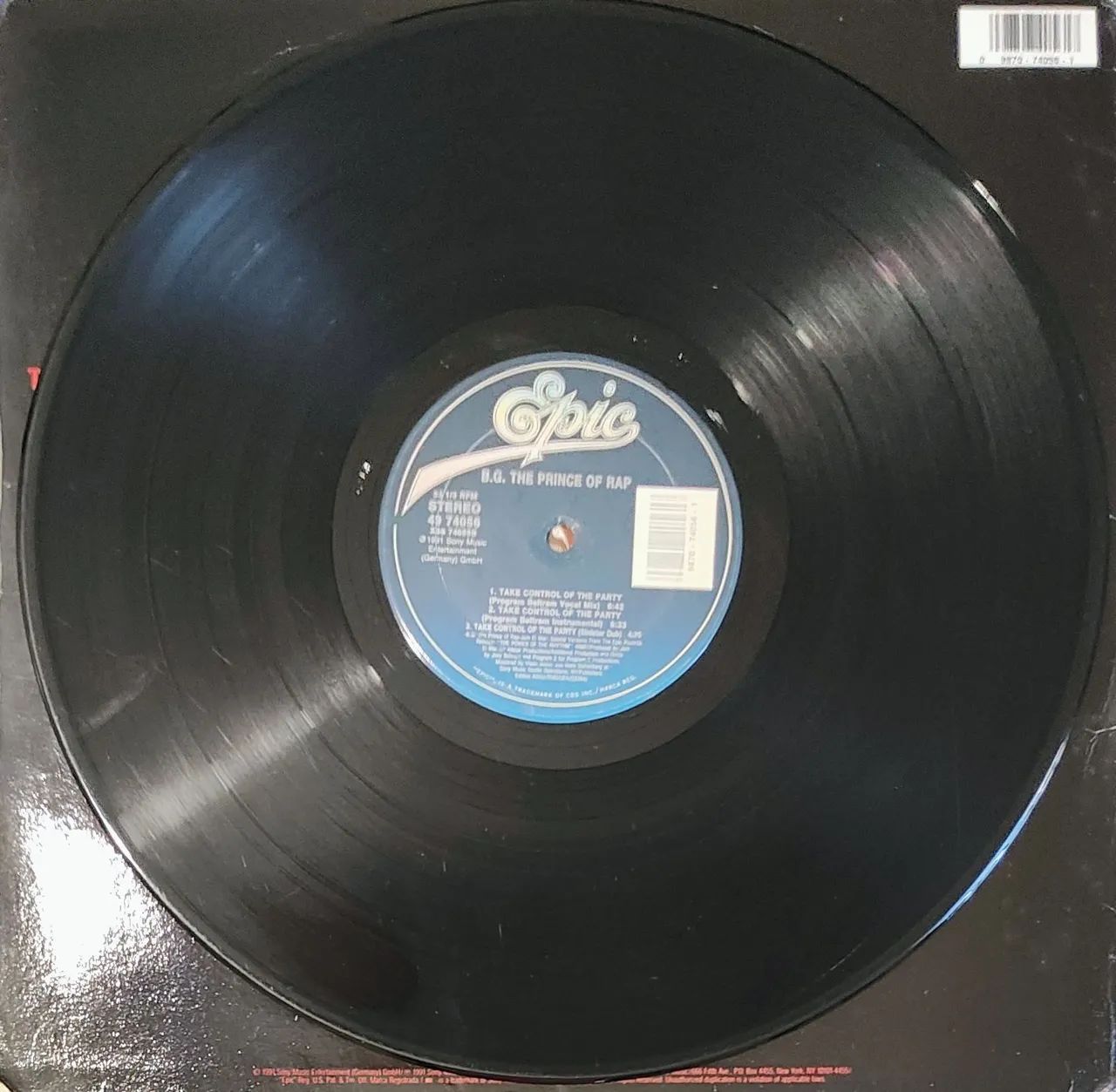 Vinil BG The Prince Of Rap - Take Control Control - Foto 4