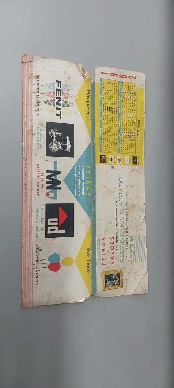 Fósforos Gigantes - Publicidade consumível anos 60 - feiras e salões Ibirapuera - Foto 4