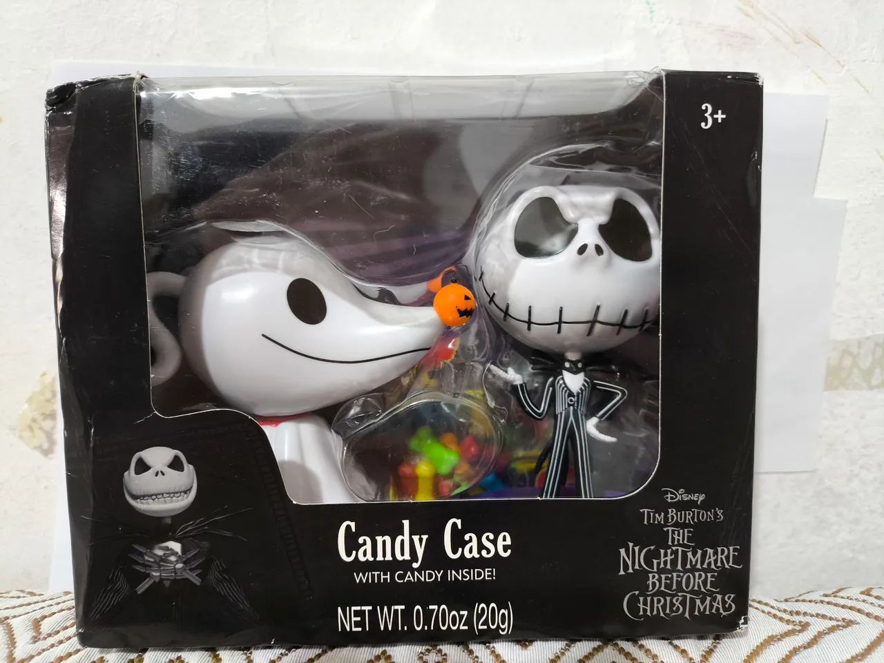  Figura Nightmare Before Christmas Jack Skellington Zero Candy Halloween Disney
