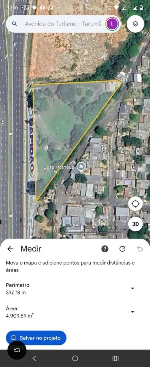 Terreno na Avenida do Turismo