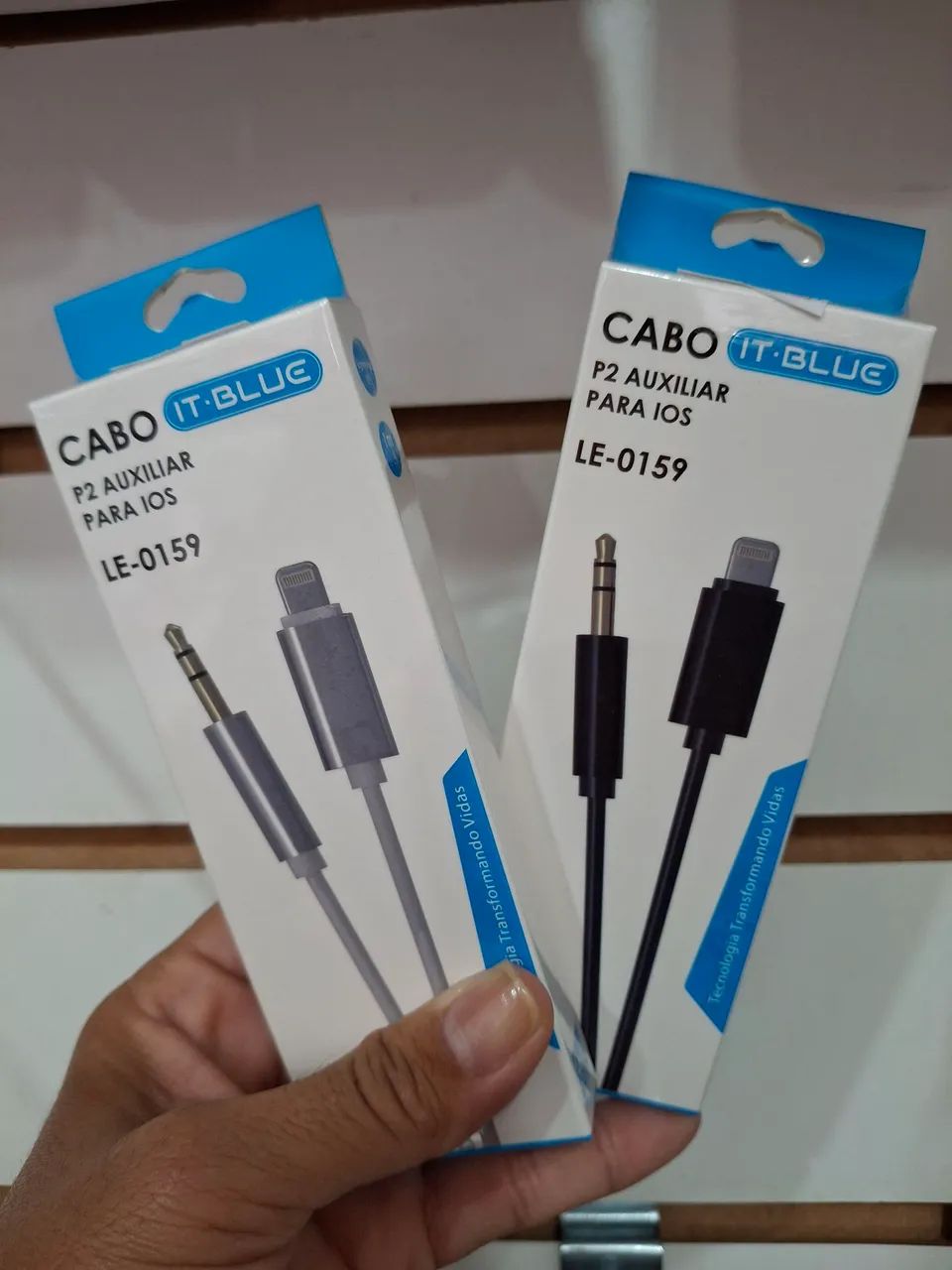 Cabo P2 Auxiliar para iOS IT-BLUE LE-0159