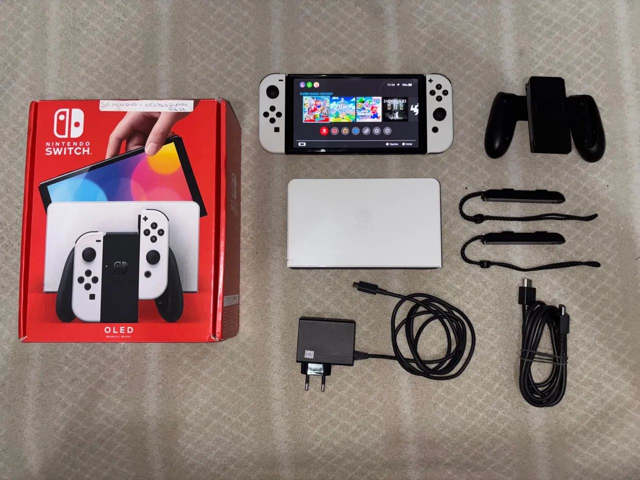 Nintendo Switch OLED Desbloqueado 256gb - Foto 2