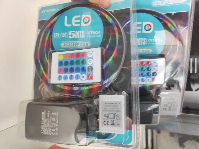 Fita LED 5 Metros Bivolt - Nova - Foto 3