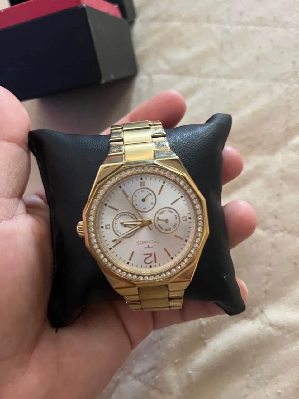 Relógio Technos unissex Dourado - Foto 2