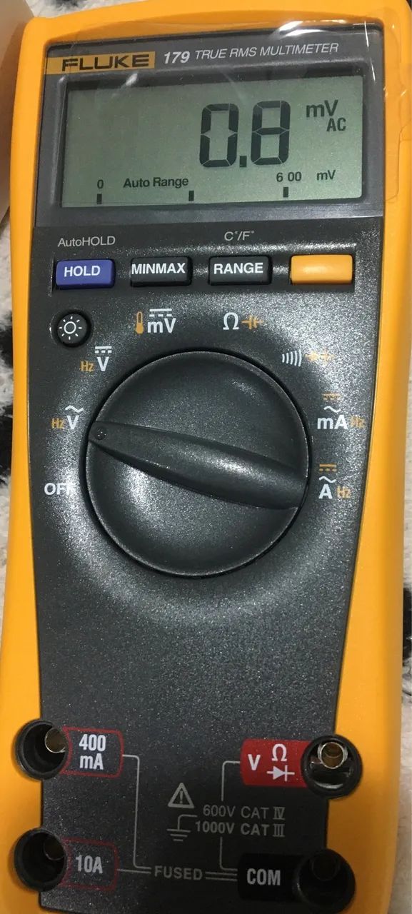 Multimetro original Fluke 179 True RMS com sonda K