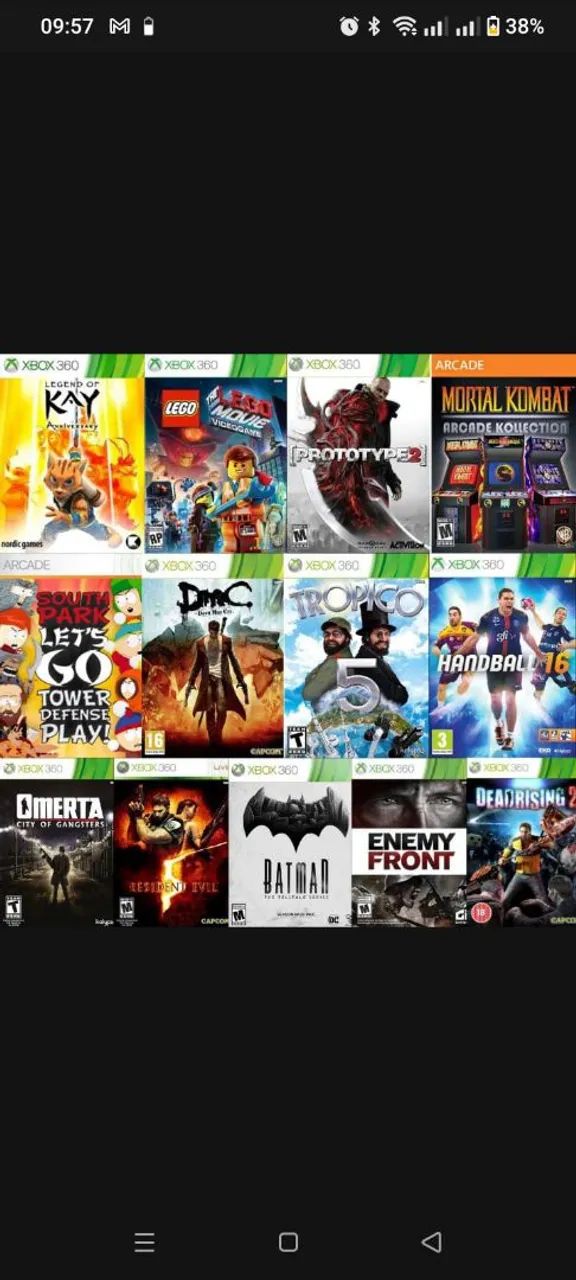 Jogos Xbox 360