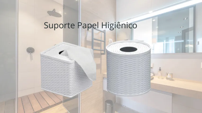 PROMOÇÃO! PORTA ROLO PAPEL HIGIÊNICO