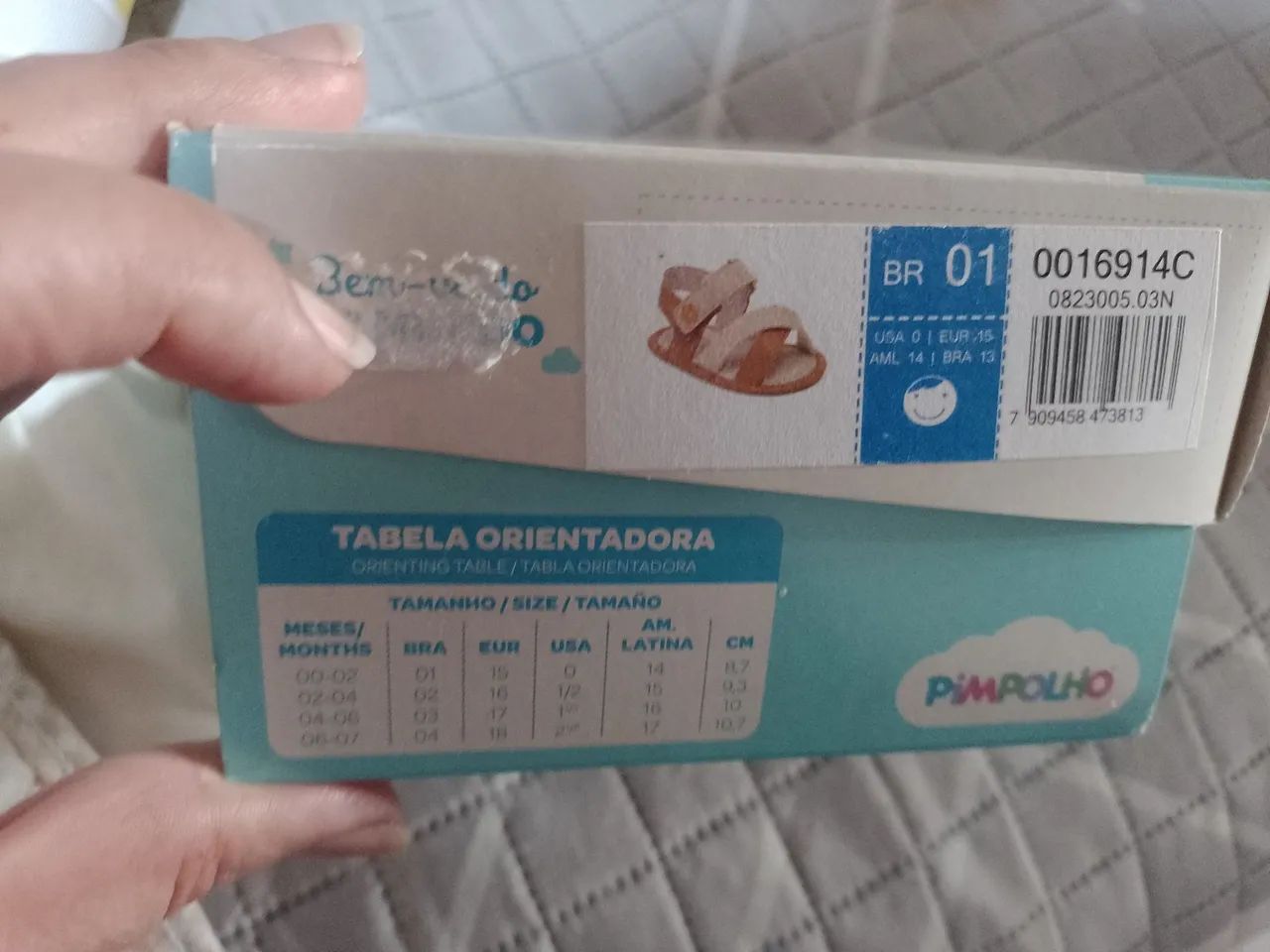 Sandália bebê 64167802540675120