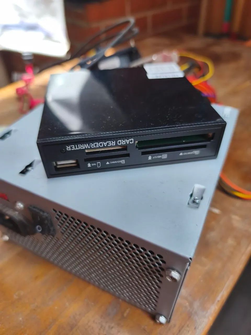 Fonte de computador + DvD + leitor de cartão  + cooler  - Foto 3