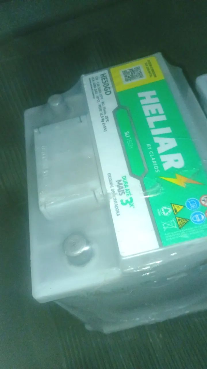 Heliar de 50 ah zero bala lacrada nunca foi usada 