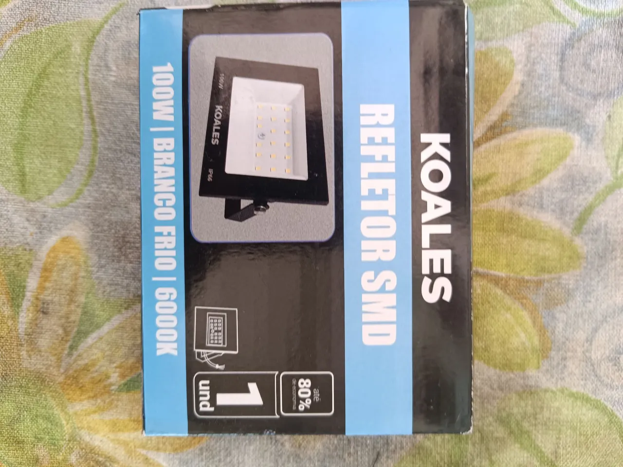 Refletor LED 100W Branco Frio 6000K Koales