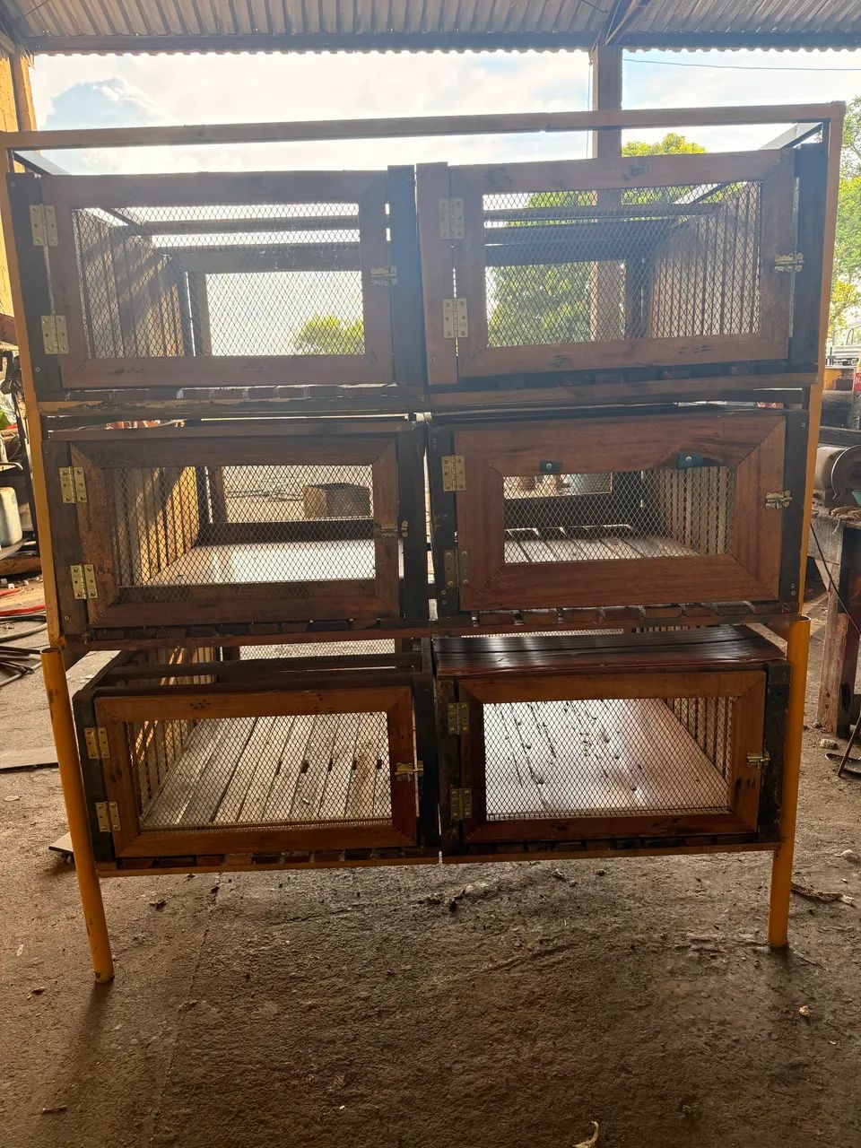 Viveiro com 6 gaiolas  - Foto 3