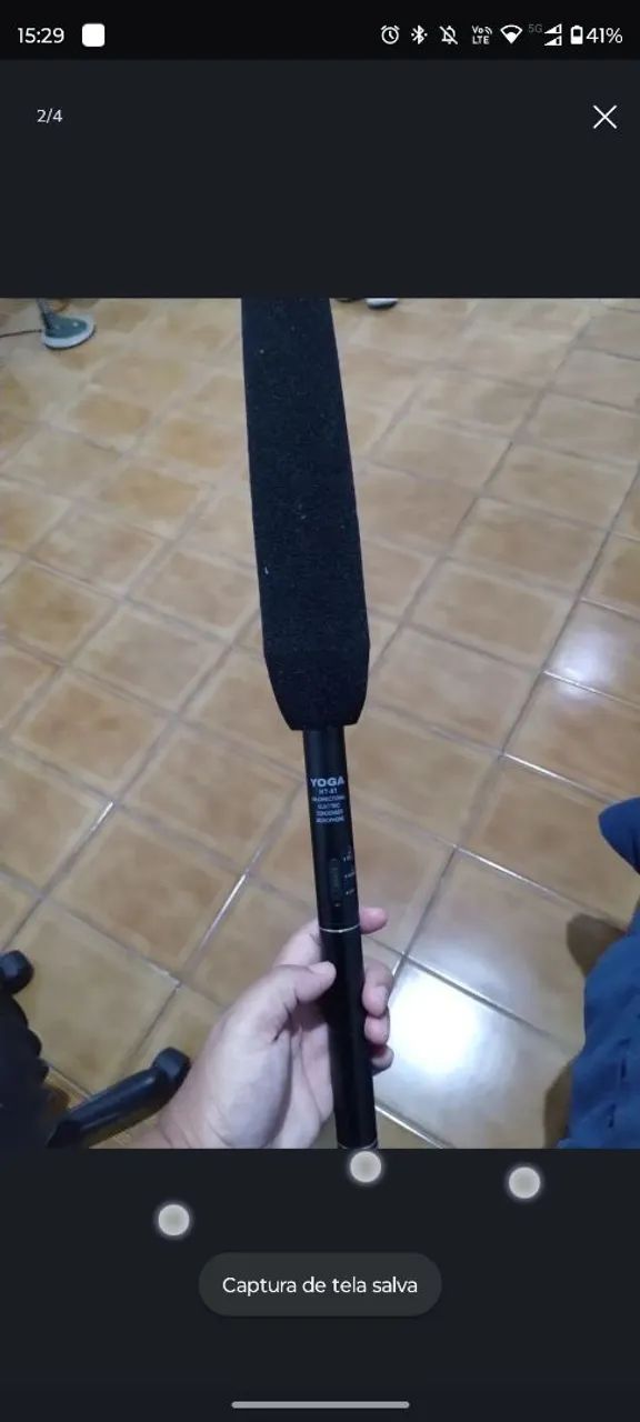 Microfone condensador unidirecional Yoga HT-81