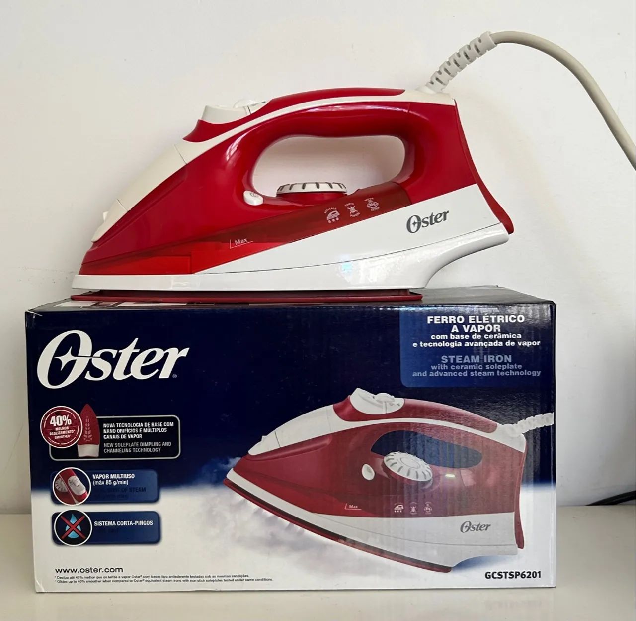 Ferro de Passar a Vapor Oster GCSTSP6201 110V Eletroportáteis