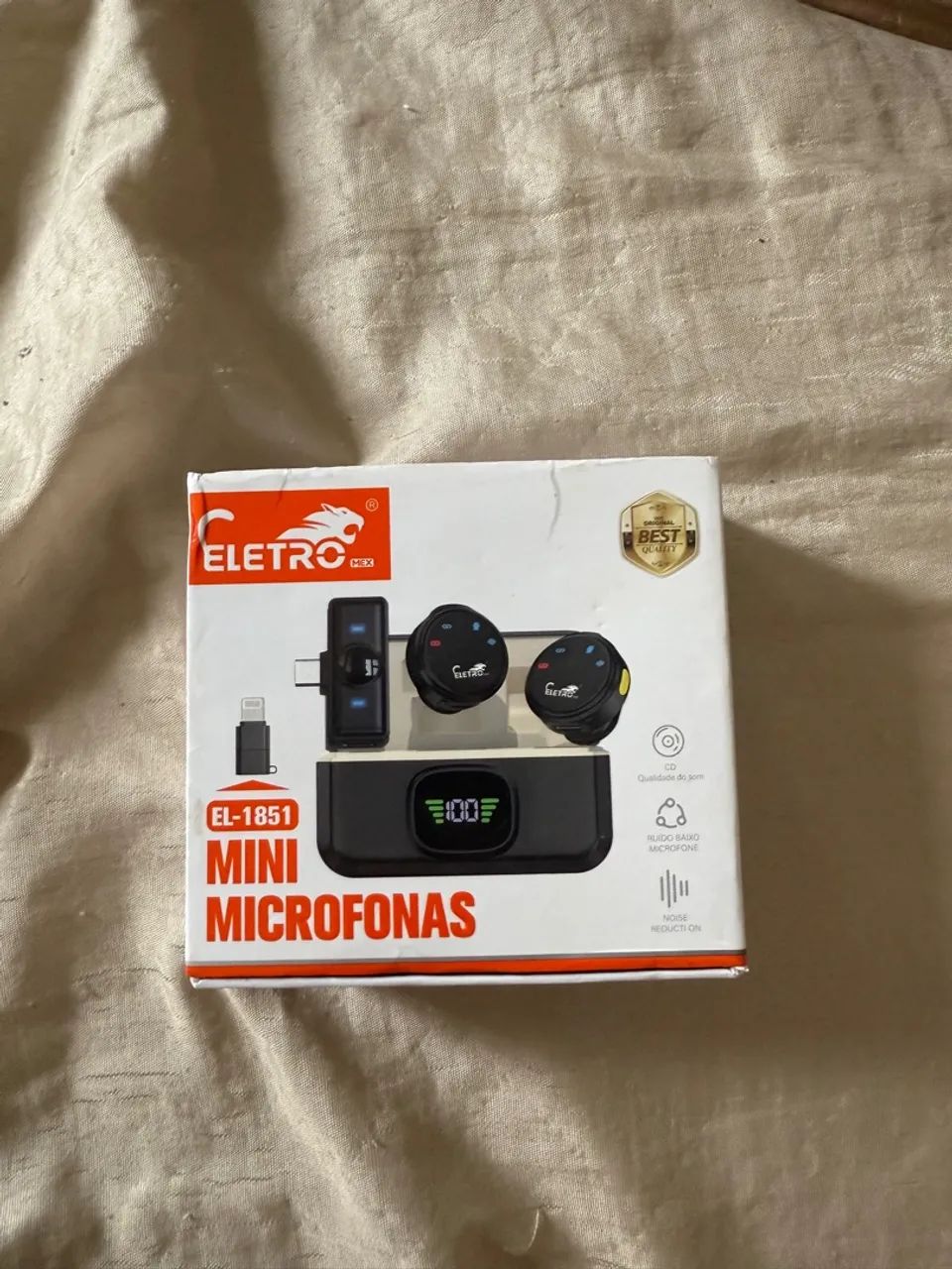 Mini Microfones ELETRO EL-1851 - Sem Fio