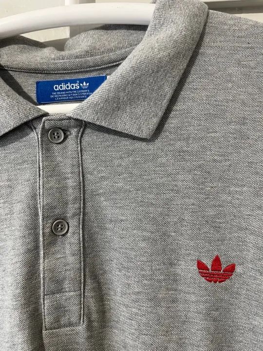Polo Adidas Pique cinza  - Foto 3