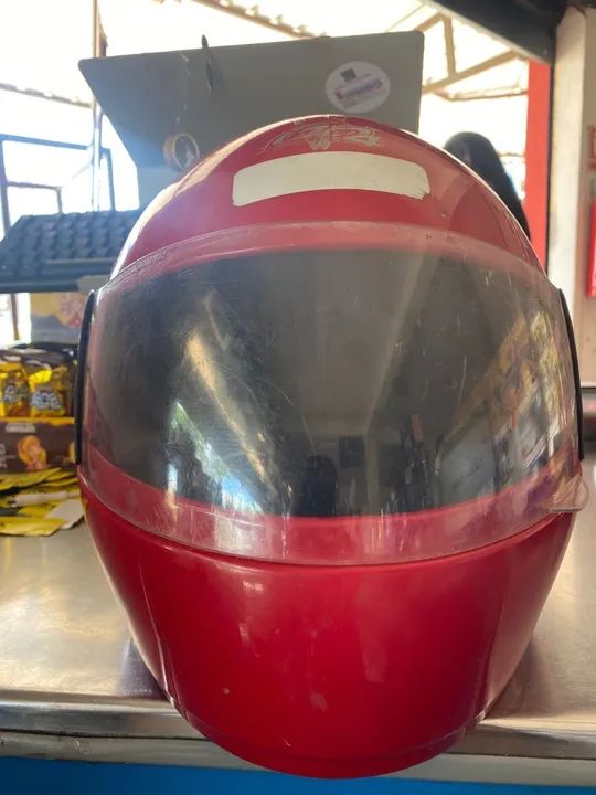 Capacete infantil- vermelho - Foto 2