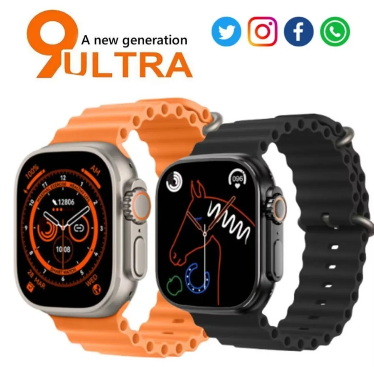 Smartwatch Ultra 9 - Nova Geração!