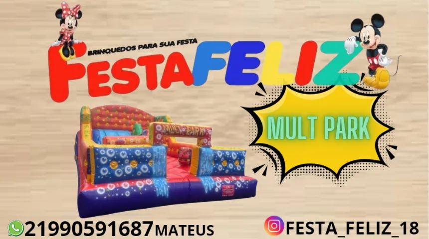 LOCAÇÃO DE MULT PARK INFLÁVEL