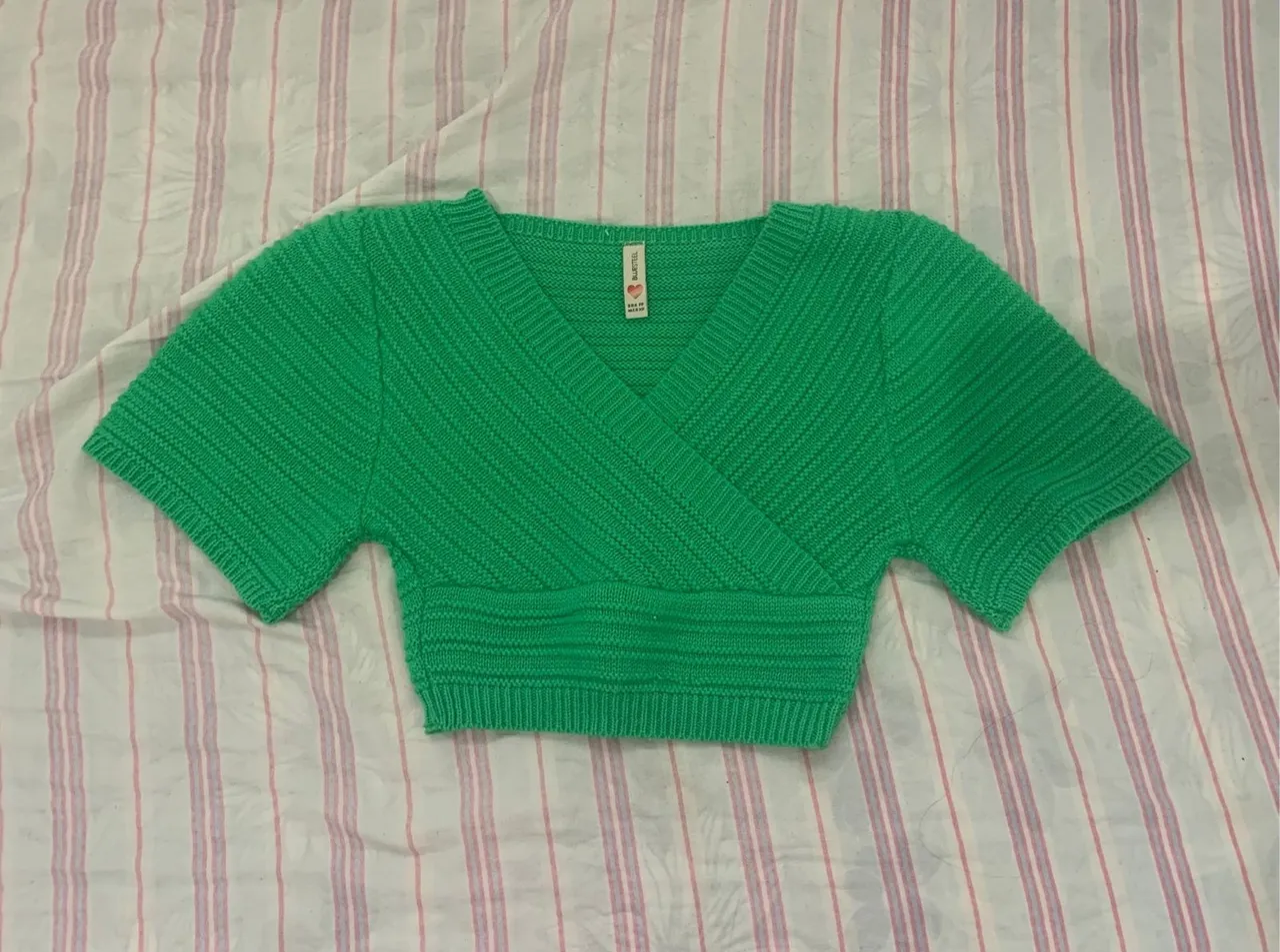 Blusa Cropped Verde