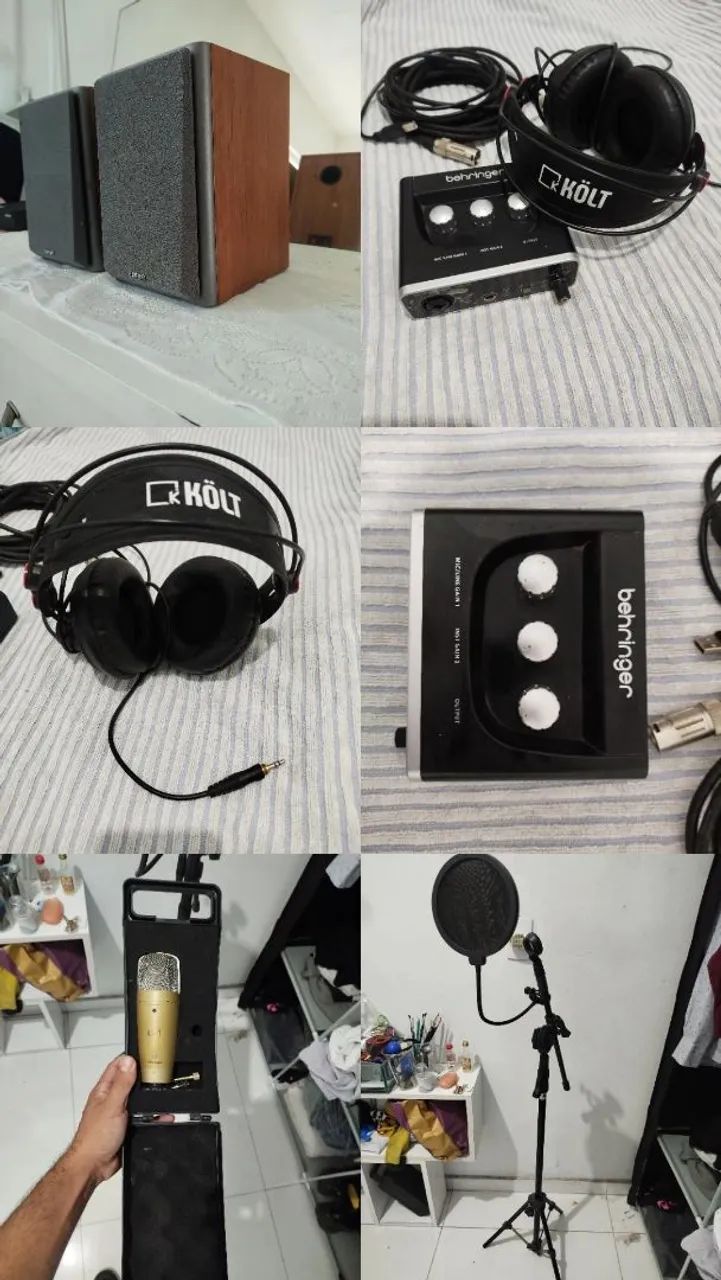 Kit Home Studio equipamentos 64302950750595120